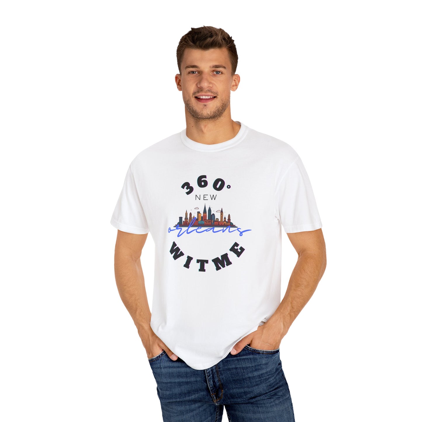 PLAYAUDIOMUSIC® 360WITME™ New Orleans Skyline TEE