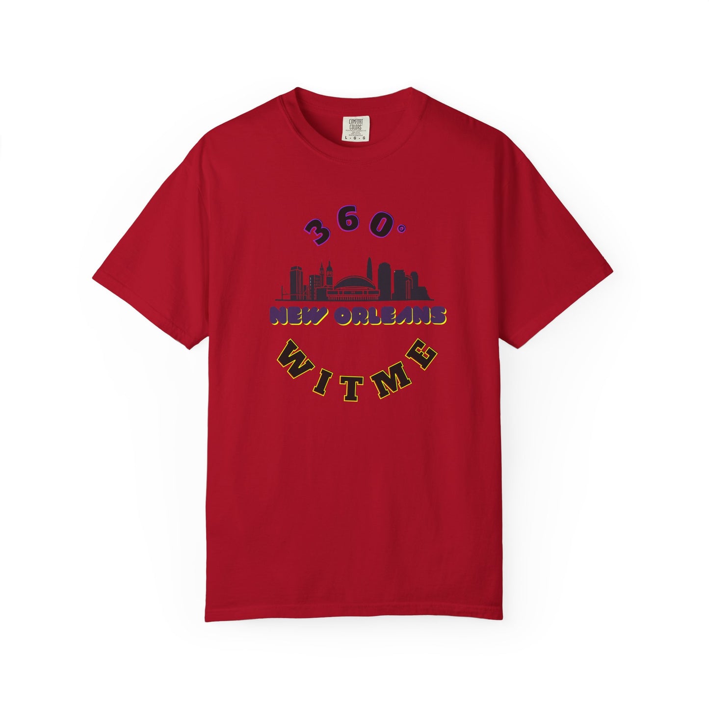 PLAYAUDIOMUSIC® 360WITME™ ORLEANS CITY TEE