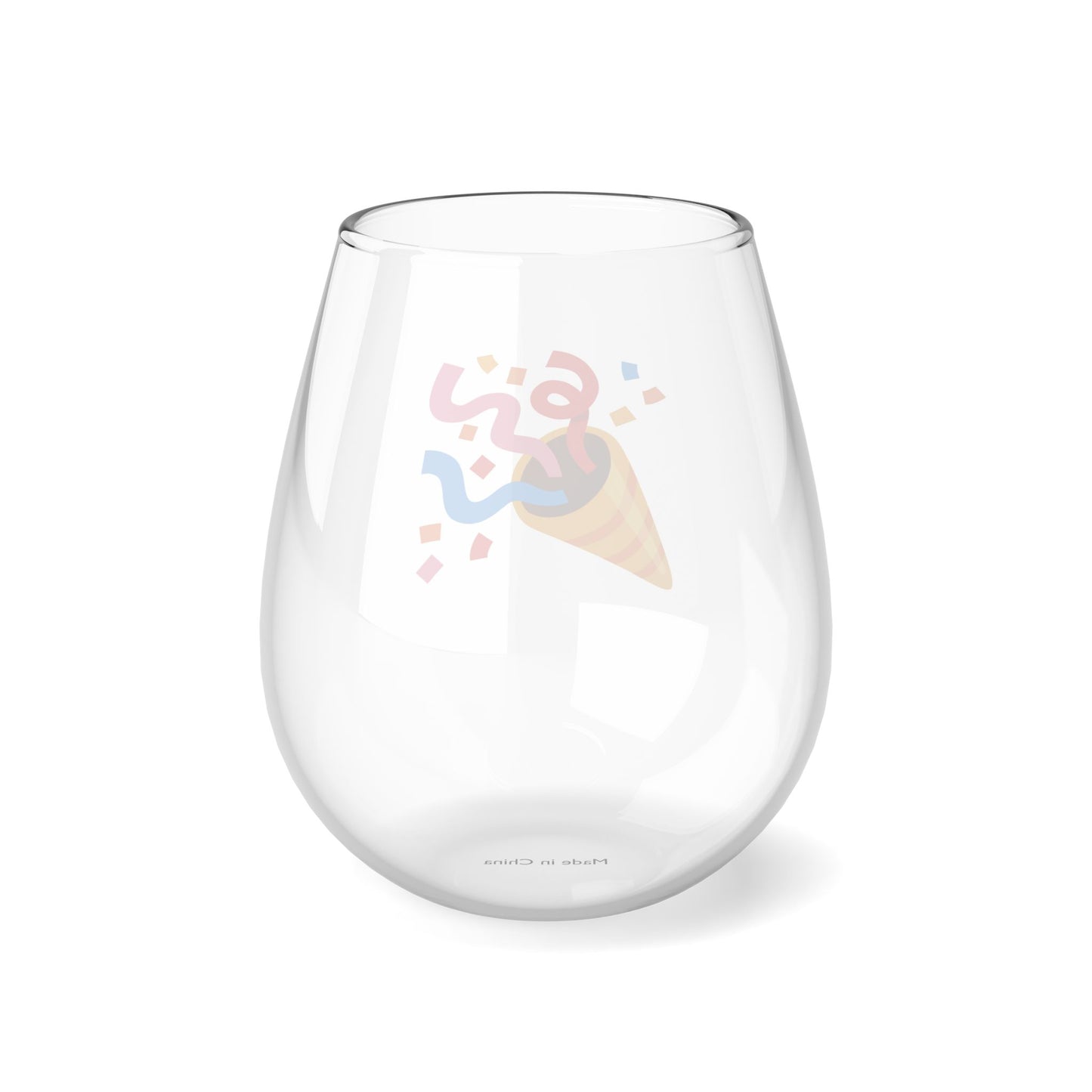 Celebration1 🎉 Stemless Wine Glass