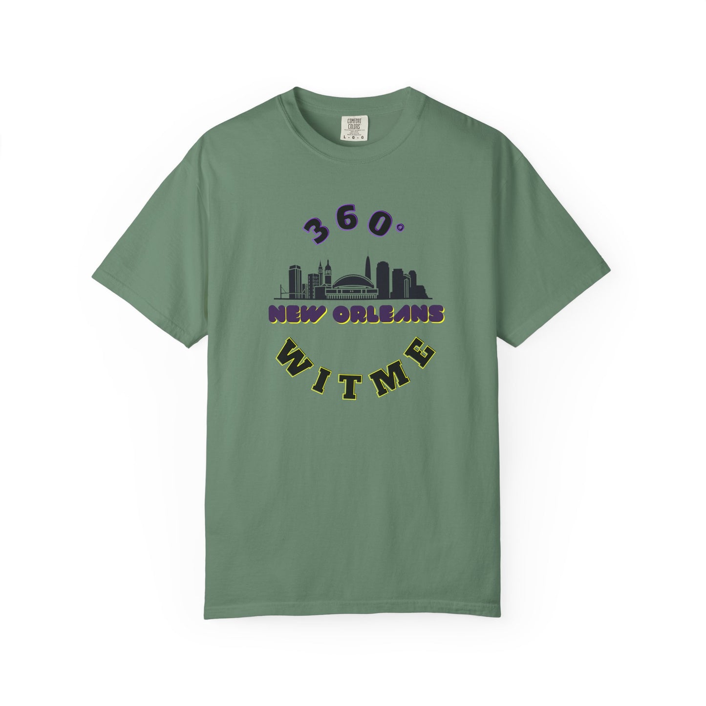 PLAYAUDIOMUSIC® 360WITME™ ORLEANS CITY TEE