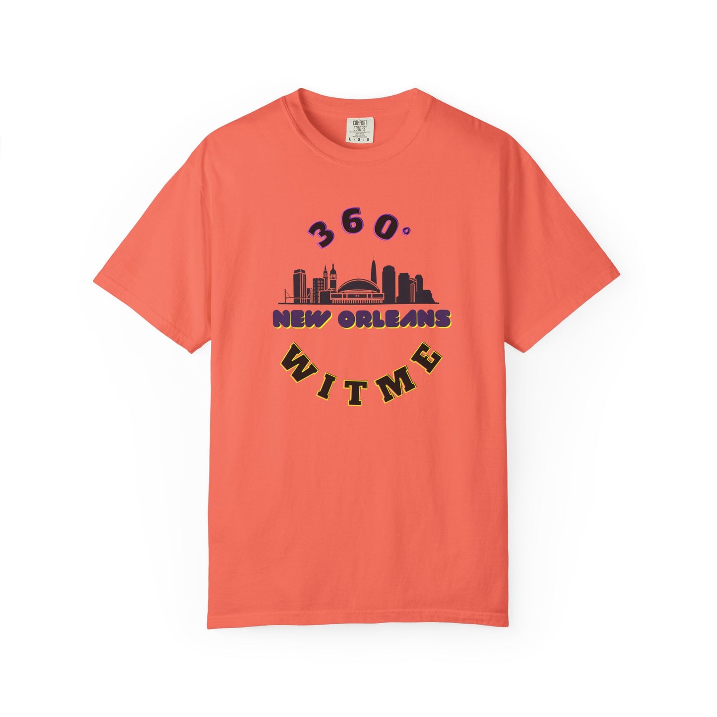 PLAYAUDIOMUSIC® 360WITME™ ORLEANS CITY TEE