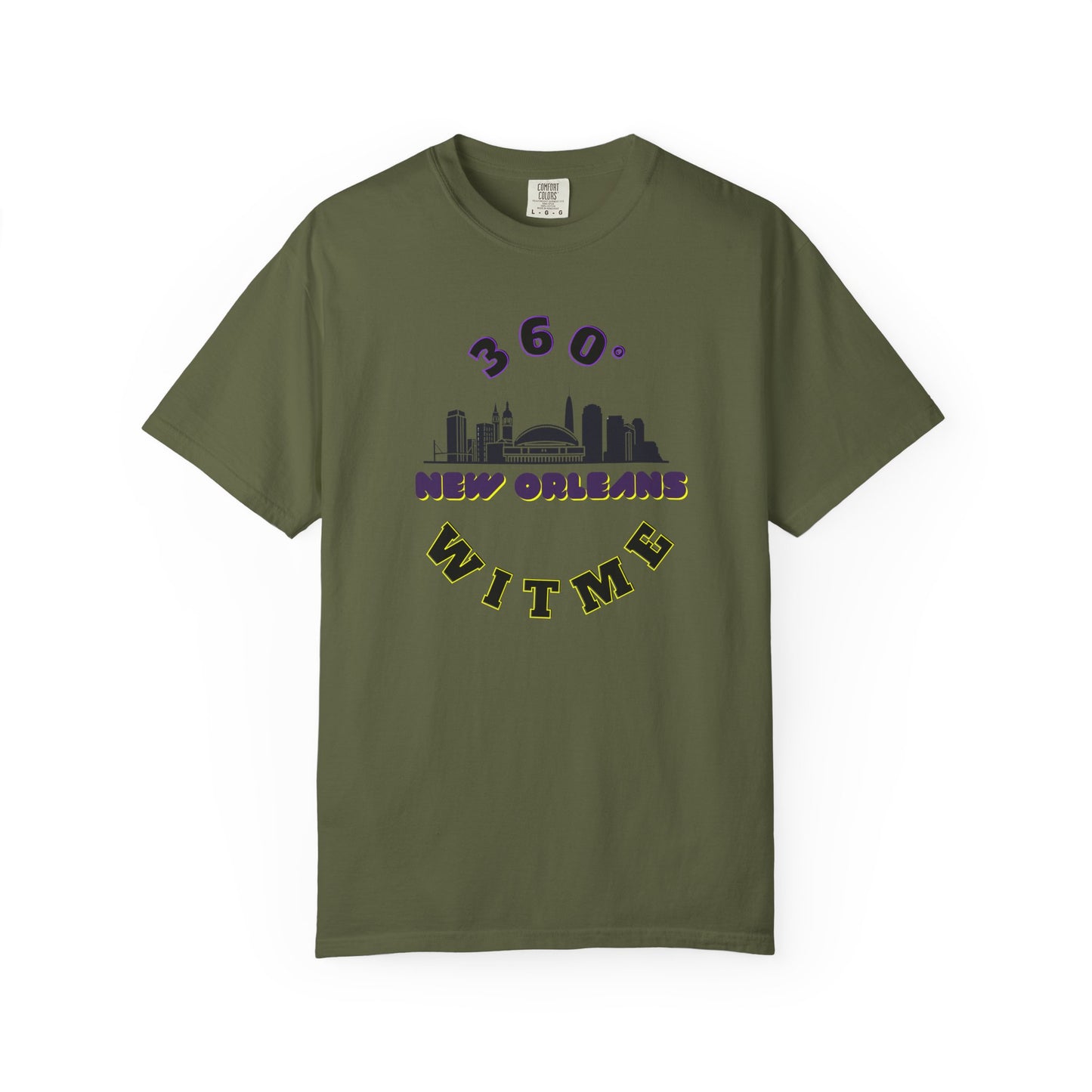 PLAYAUDIOMUSIC® 360WITME™ ORLEANS CITY TEE
