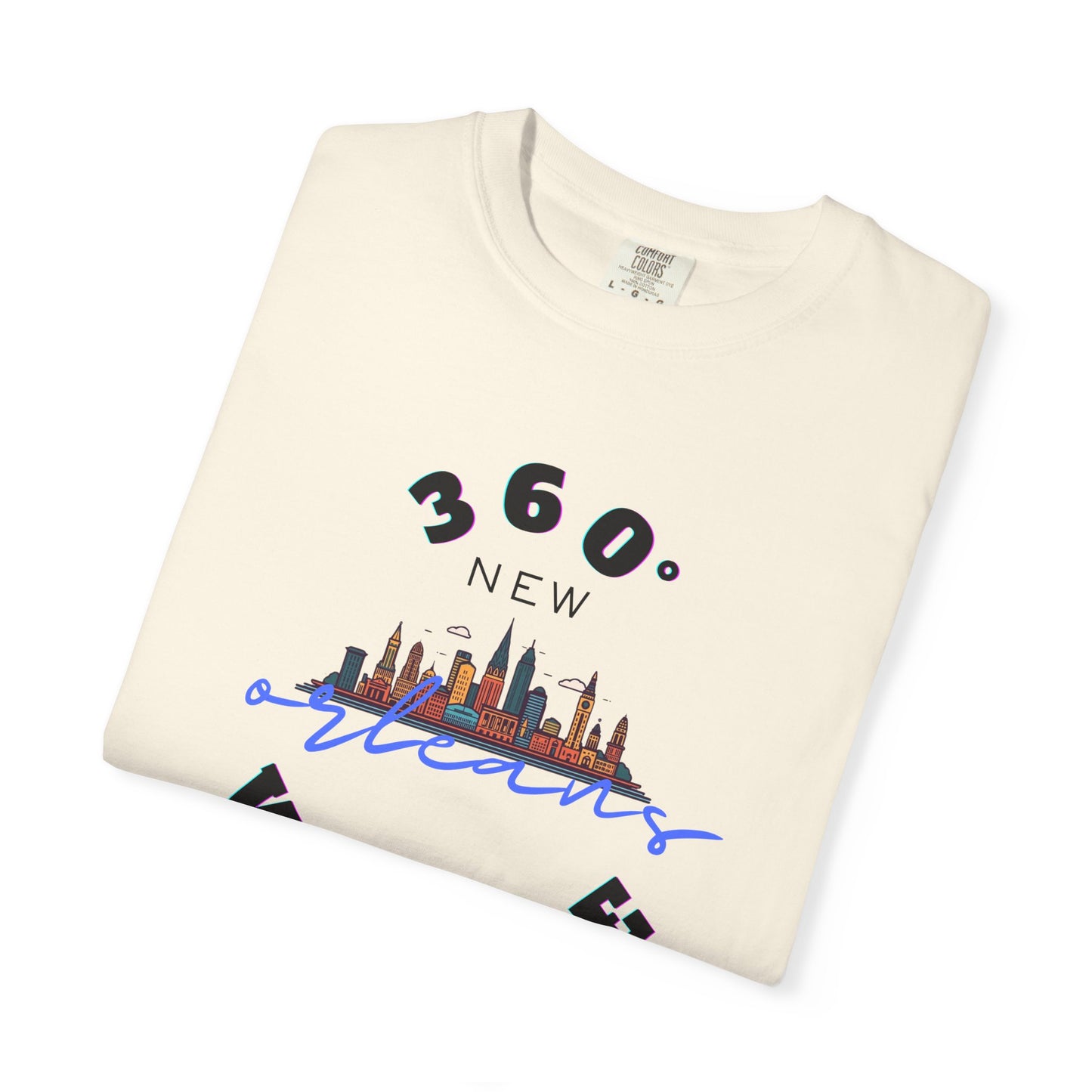 PLAYAUDIOMUSIC® 360WITME™ New Orleans Skyline TEE