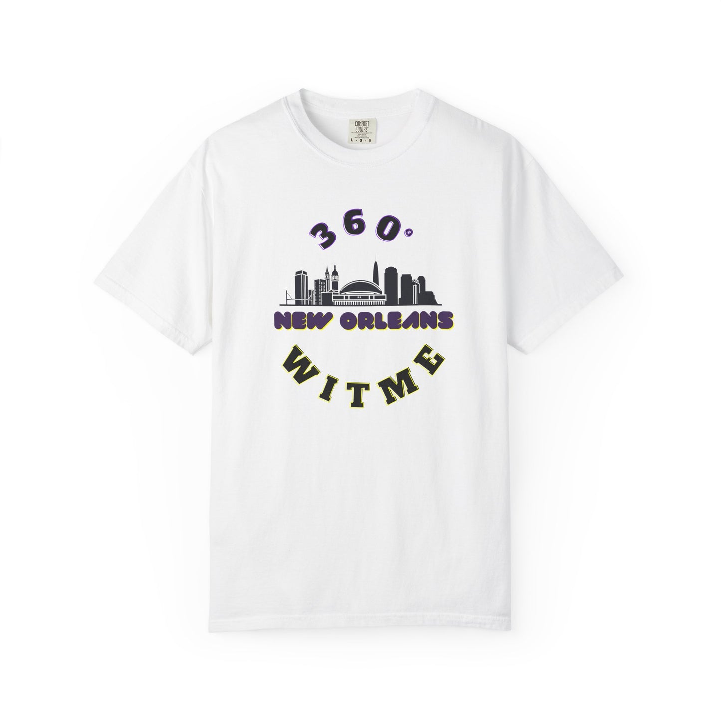 PLAYAUDIOMUSIC® 360WITME™ ORLEANS CITY TEE