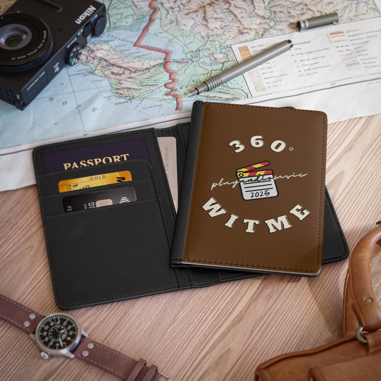 PLAYAUDIOMUSIC® 360WITME™ Passport Cover 🚀