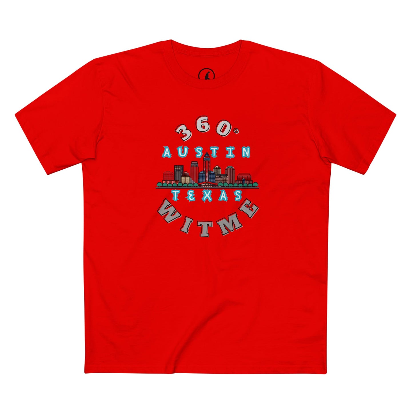 PLAYAUDIOMUSIC® 360WITME™ AUSTIN TEXAS Tee