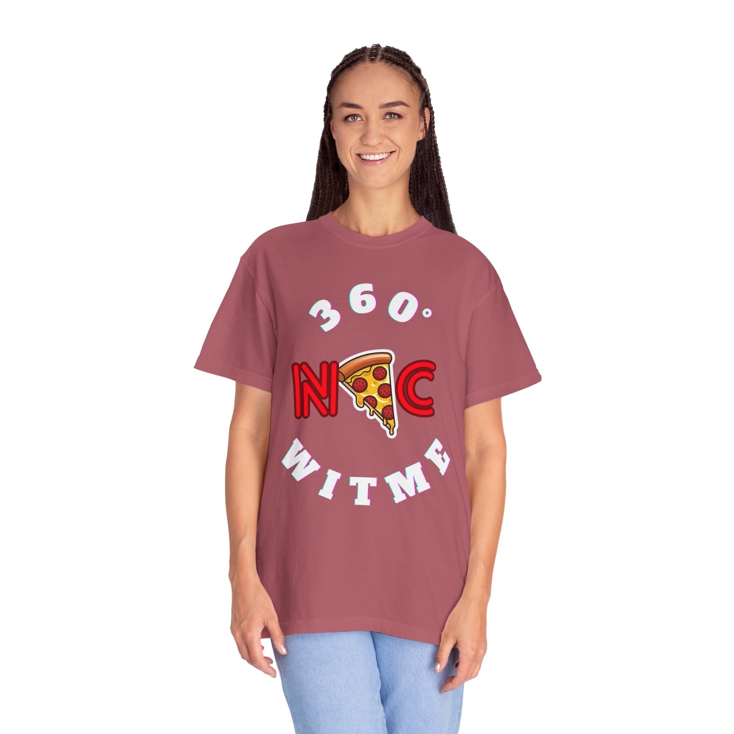 PLAYAUDIOMUSIC® 360WITME™ NYC PIZZA TEE