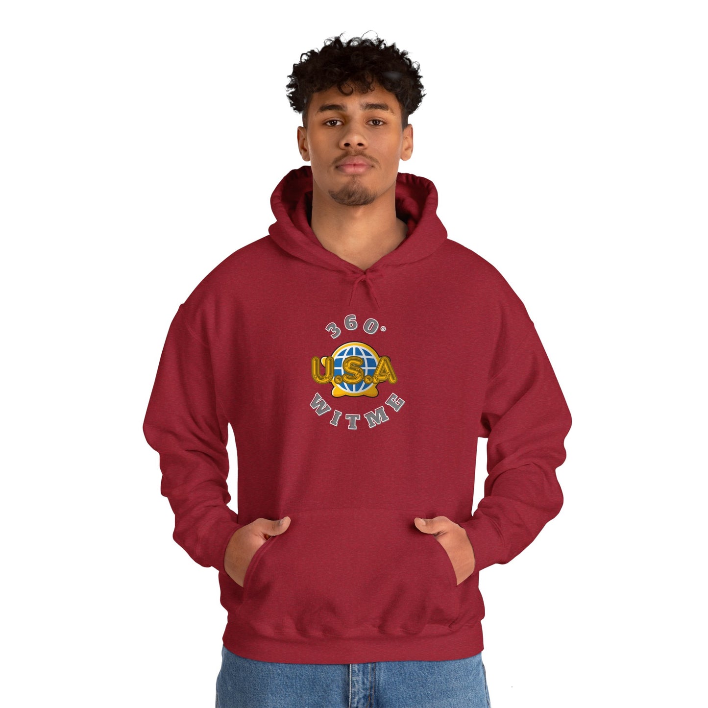 PLAYAUDIOMUSIC® 360WITME™ USA GLOBAL Hoodie