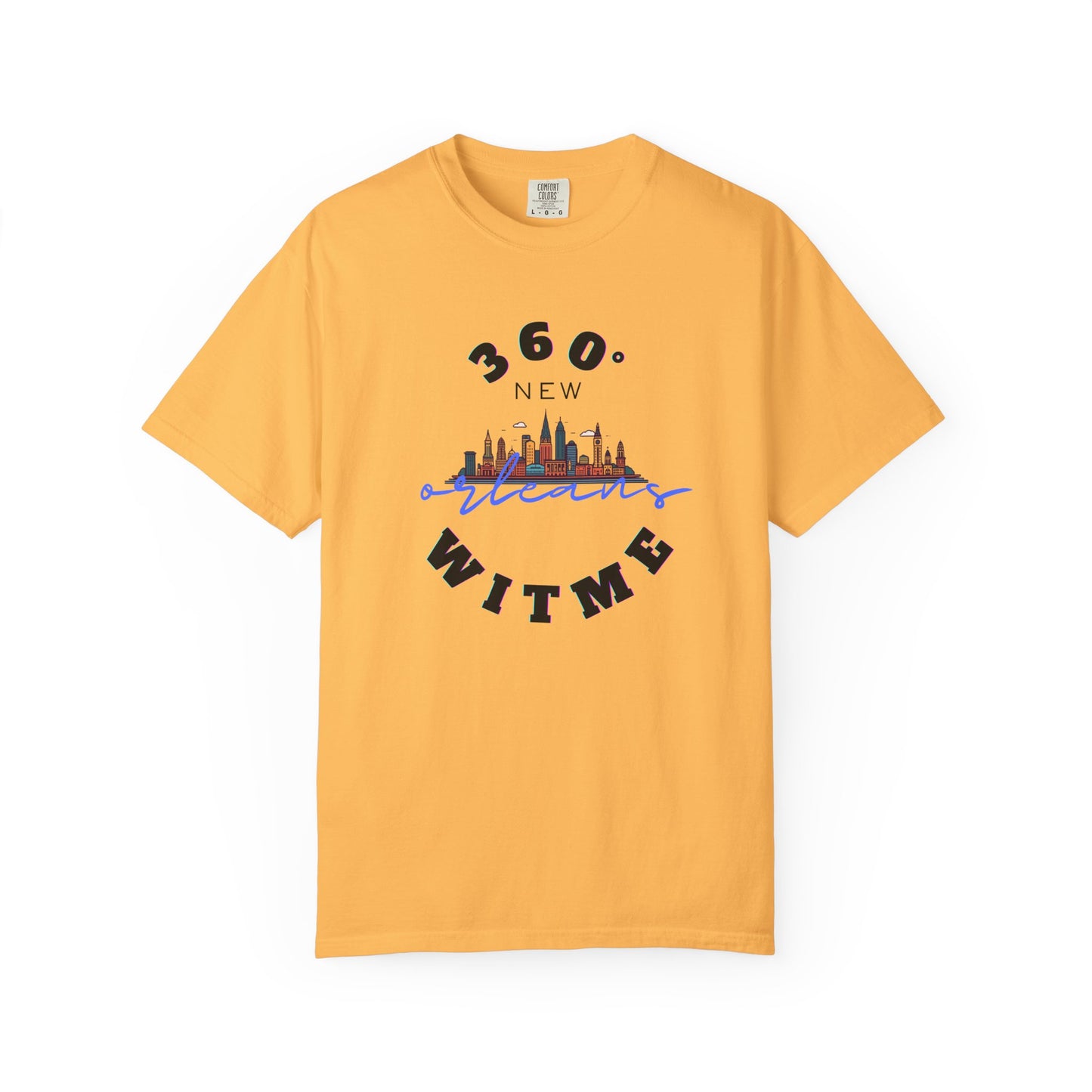 PLAYAUDIOMUSIC® 360WITME™ New Orleans Skyline TEE