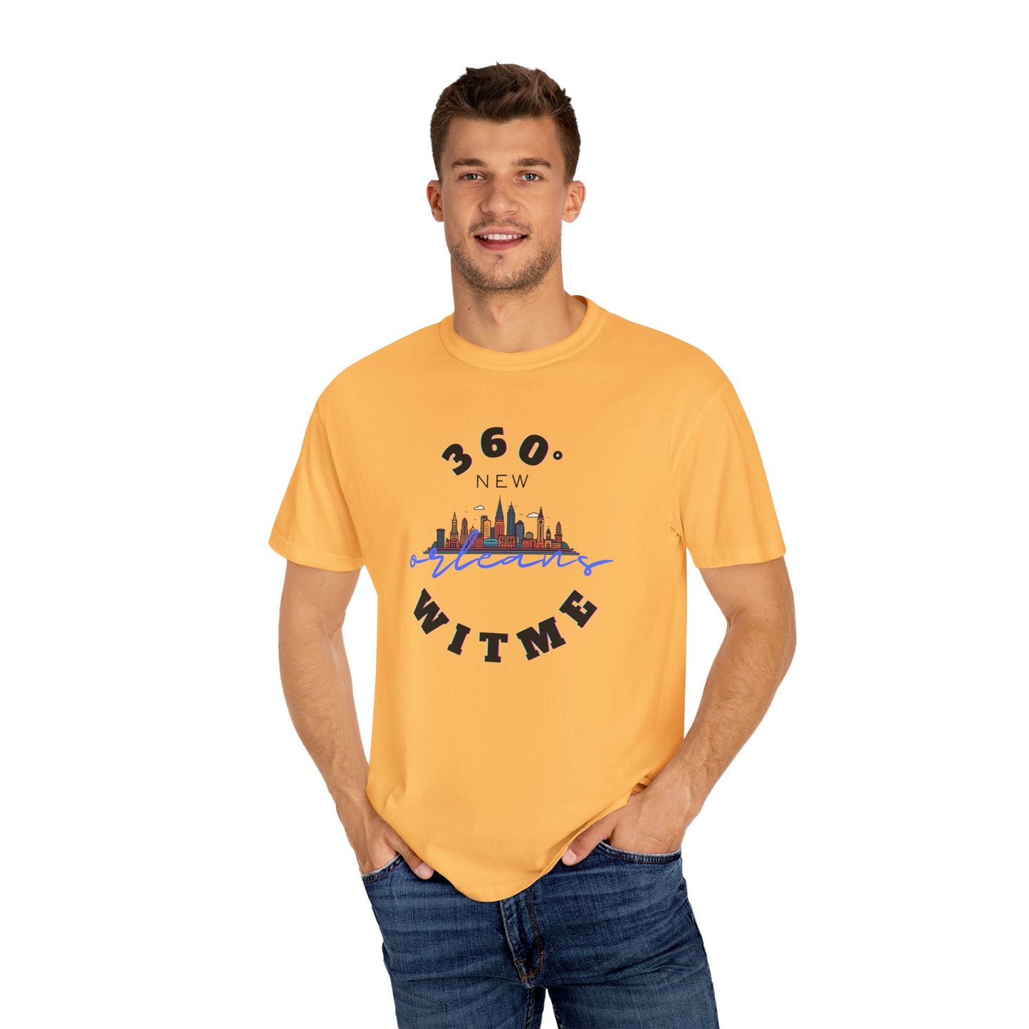 PLAYAUDIOMUSIC® 360WITME™ New Orleans Skyline TEE