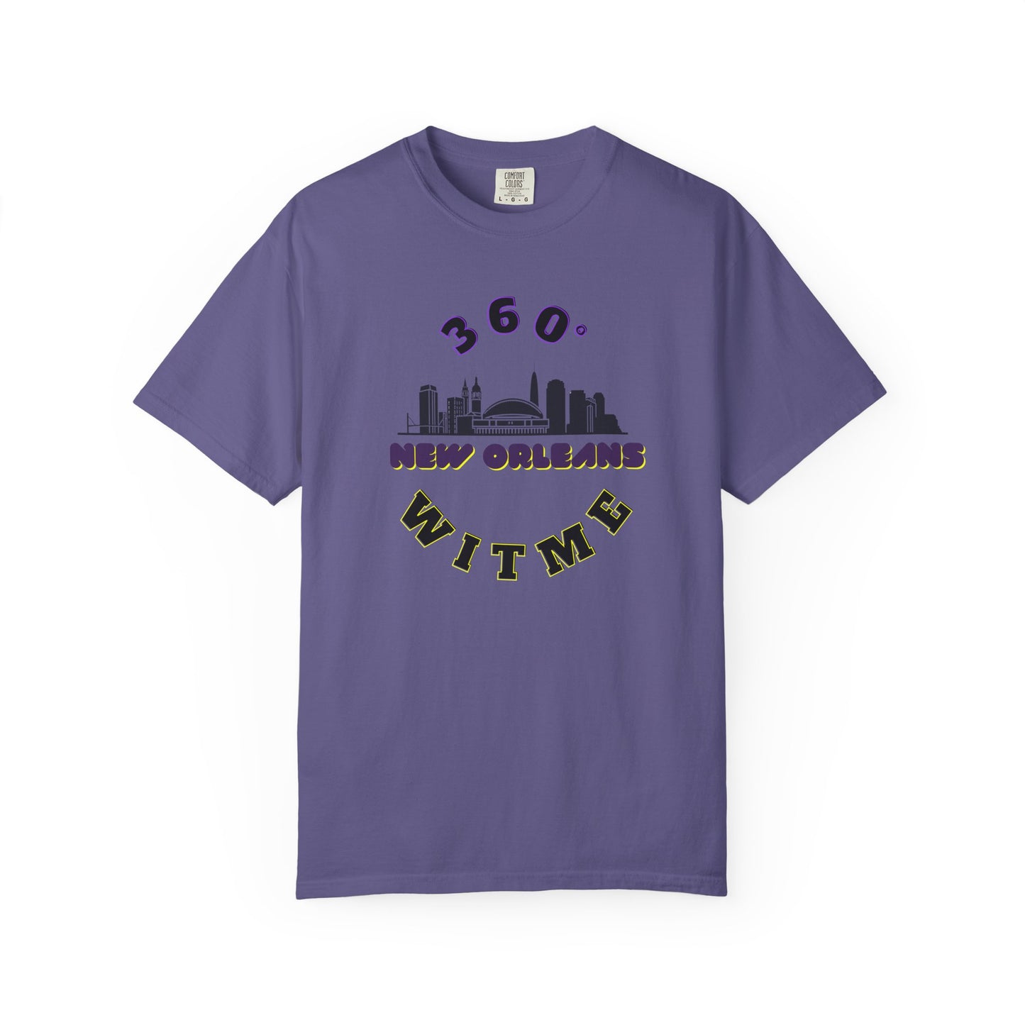 PLAYAUDIOMUSIC® 360WITME™ ORLEANS CITY TEE