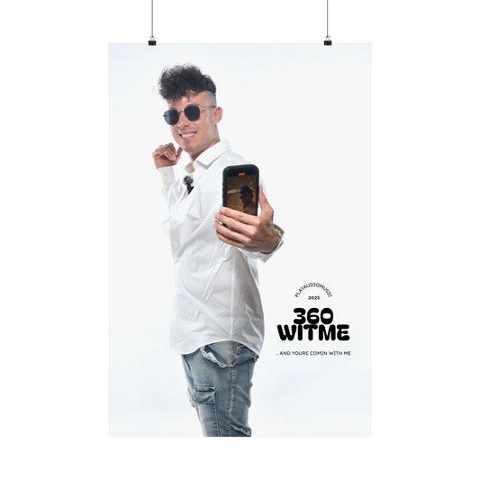 PLAYAUDIOMUSIC® 360WITME Posters 2 : 360WITME™ MISSION COMPLETED 2025 Poster