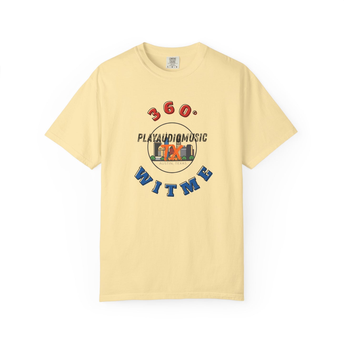 PLAYAUDIOMUSIC® 360WITME™ PXTX TEE