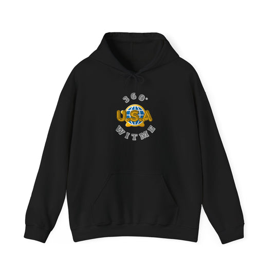 PLAYAUDIOMUSIC® 360WITME™ USA GLOBAL Hoodie