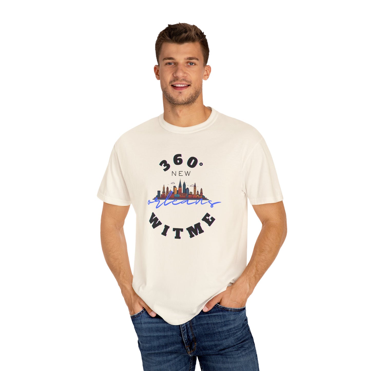 PLAYAUDIOMUSIC® 360WITME™ New Orleans Skyline TEE