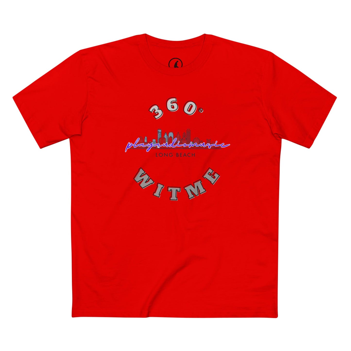 PLAYAUDIOMUSIC® 360WITME™ Long Beach City Tee