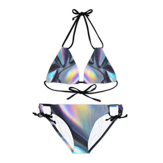 Girls' WHYTE DAWG HOLO ROCK Strappy Bikini