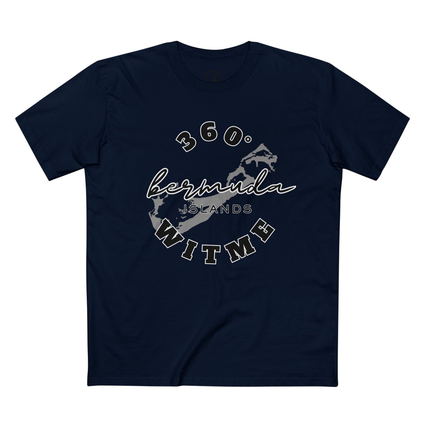 PLAYAUDIOMUSIC® 360WITME™ BERMUDA Wide Logo Tee