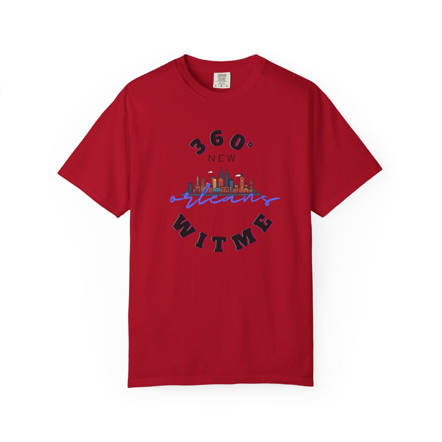 PLAYAUDIOMUSIC® 360WITME™ New Orleans Skyline TEE
