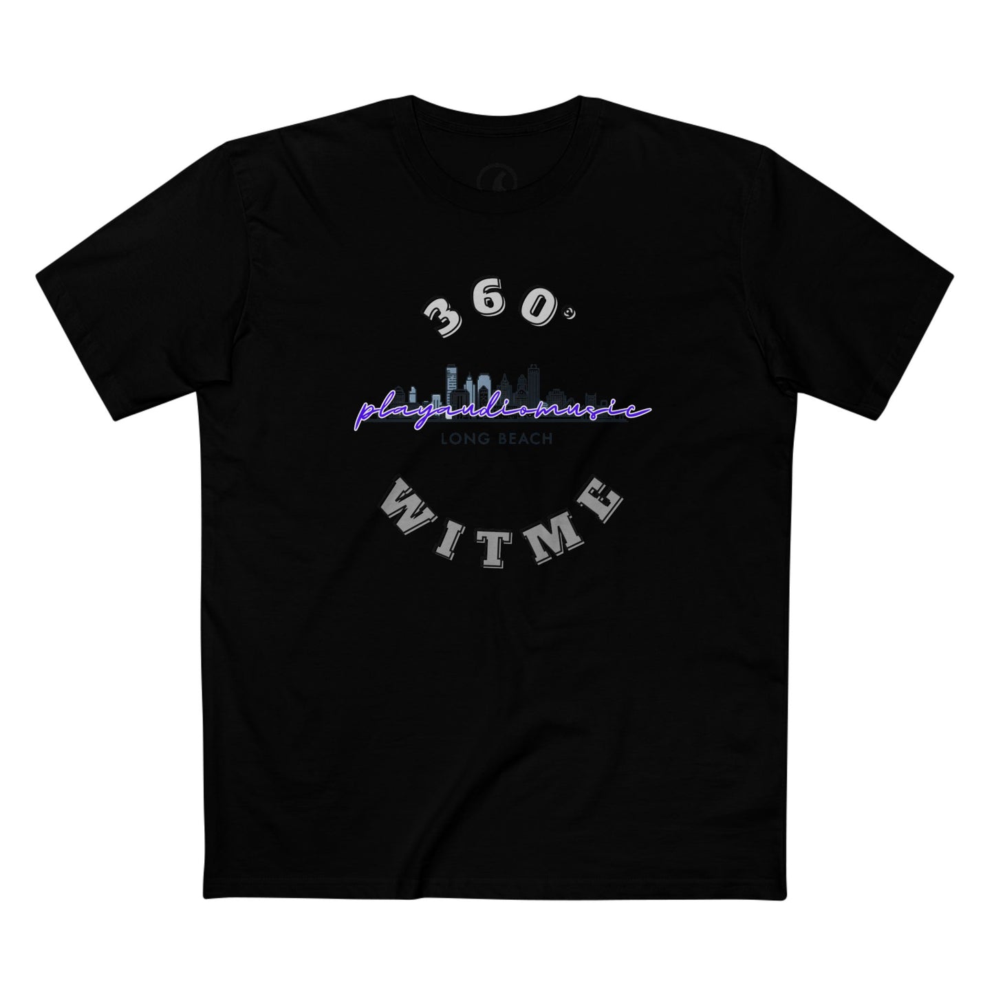 PLAYAUDIOMUSIC® 360WITME™ Long Beach City Tee