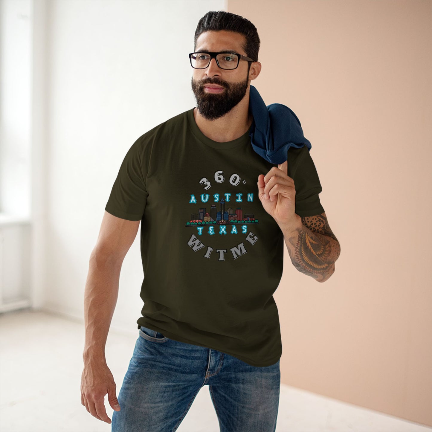 PLAYAUDIOMUSIC® 360WITME™ AUSTIN TEXAS Tee