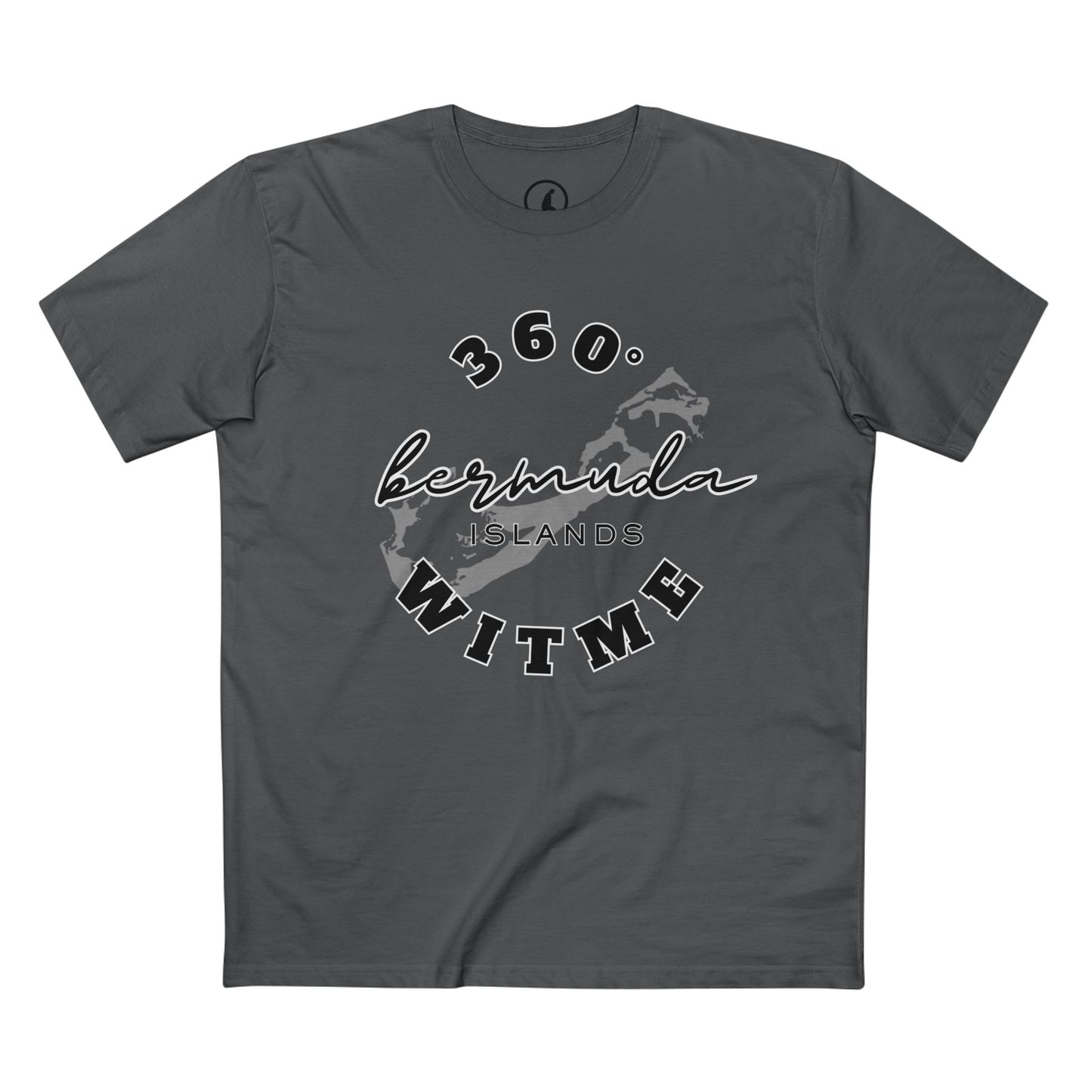 PLAYAUDIOMUSIC® 360WITME™ BERMUDA Wide Logo Tee