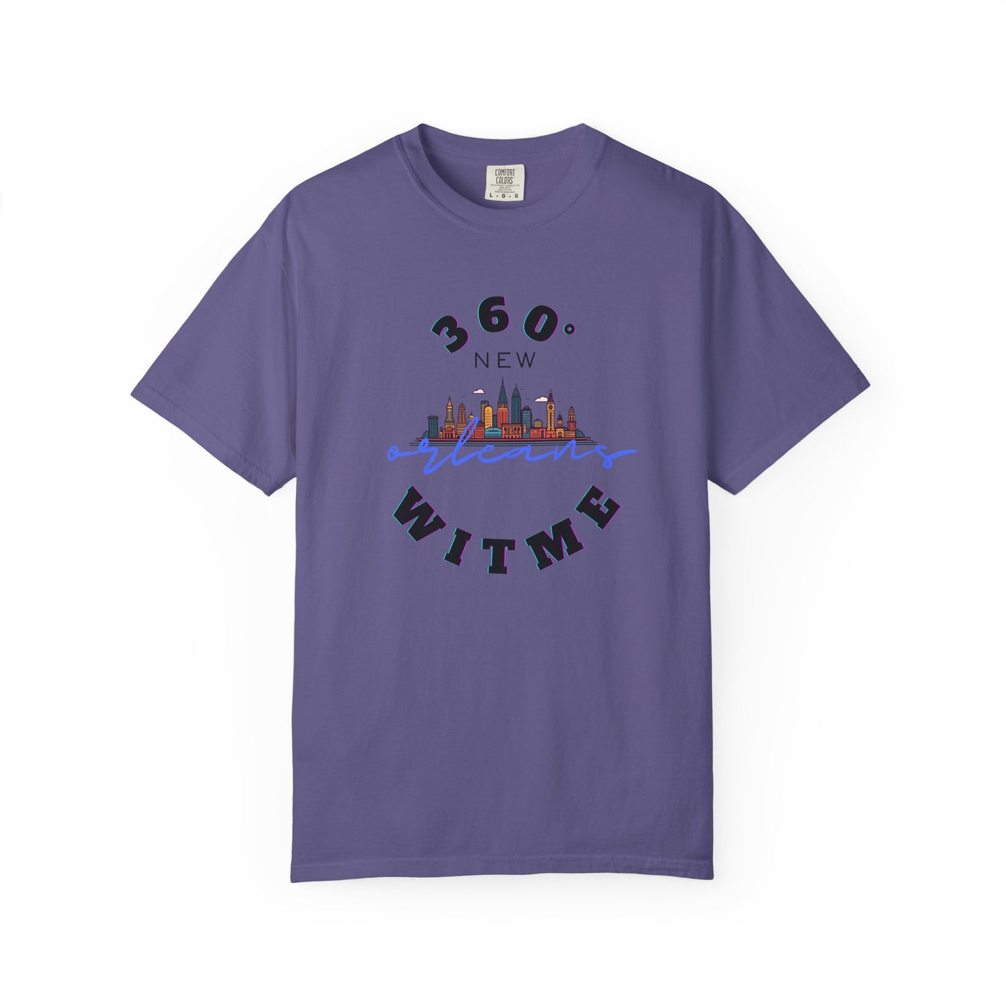 PLAYAUDIOMUSIC® 360WITME™ New Orleans Skyline TEE