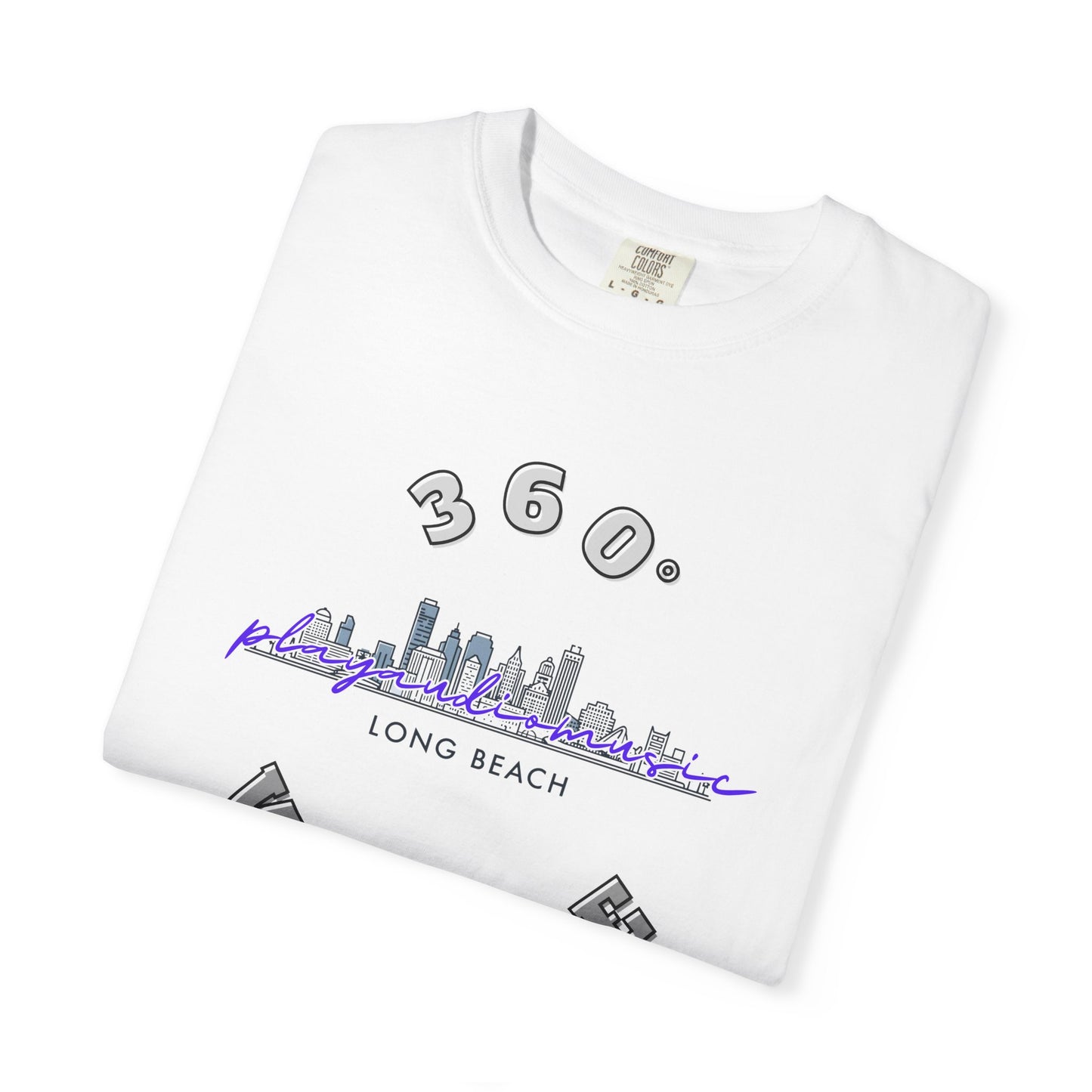 PLAYAUDIOMUSIC® 360WITME™ Long Beach TEE