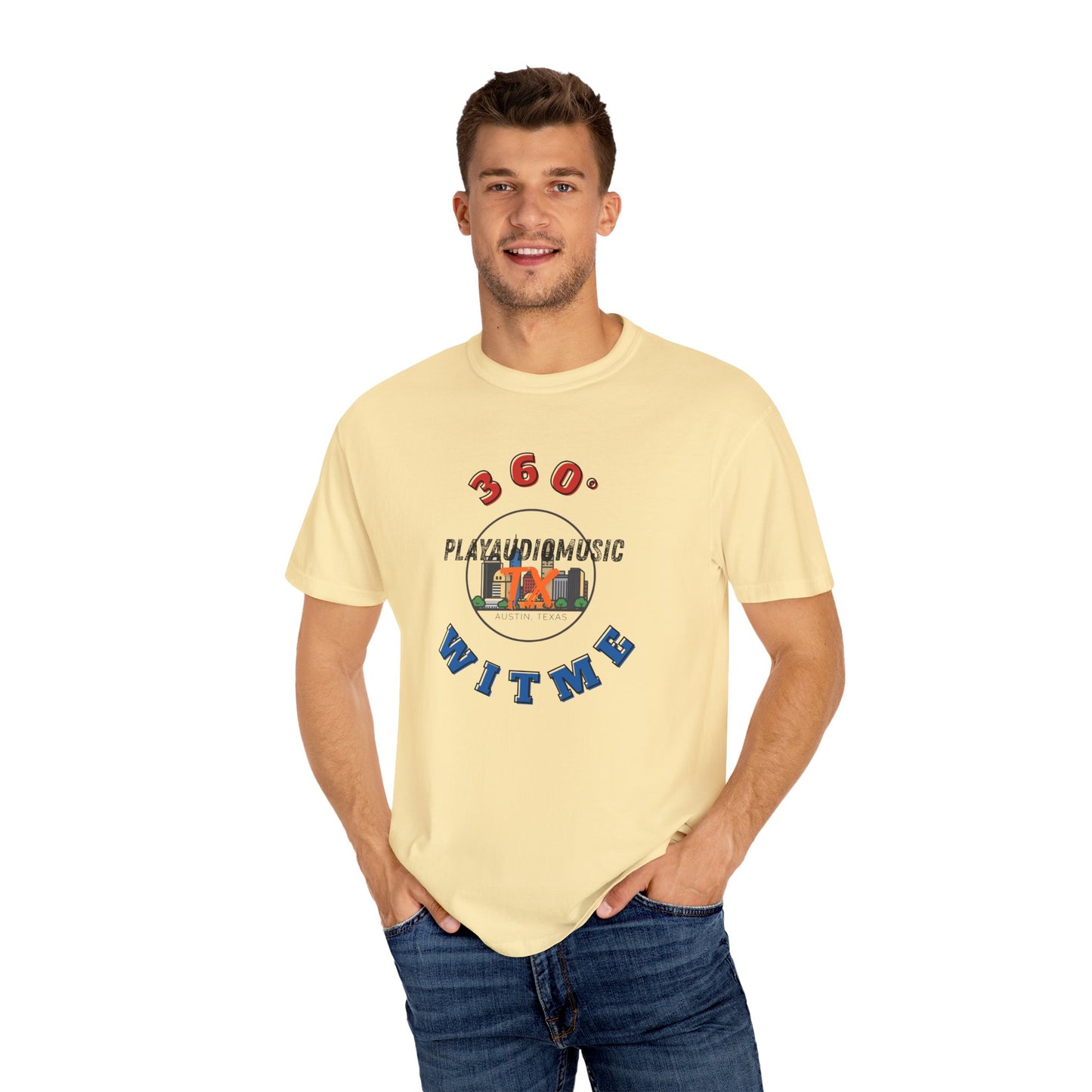PLAYAUDIOMUSIC® 360WITME™ PXTX TEE