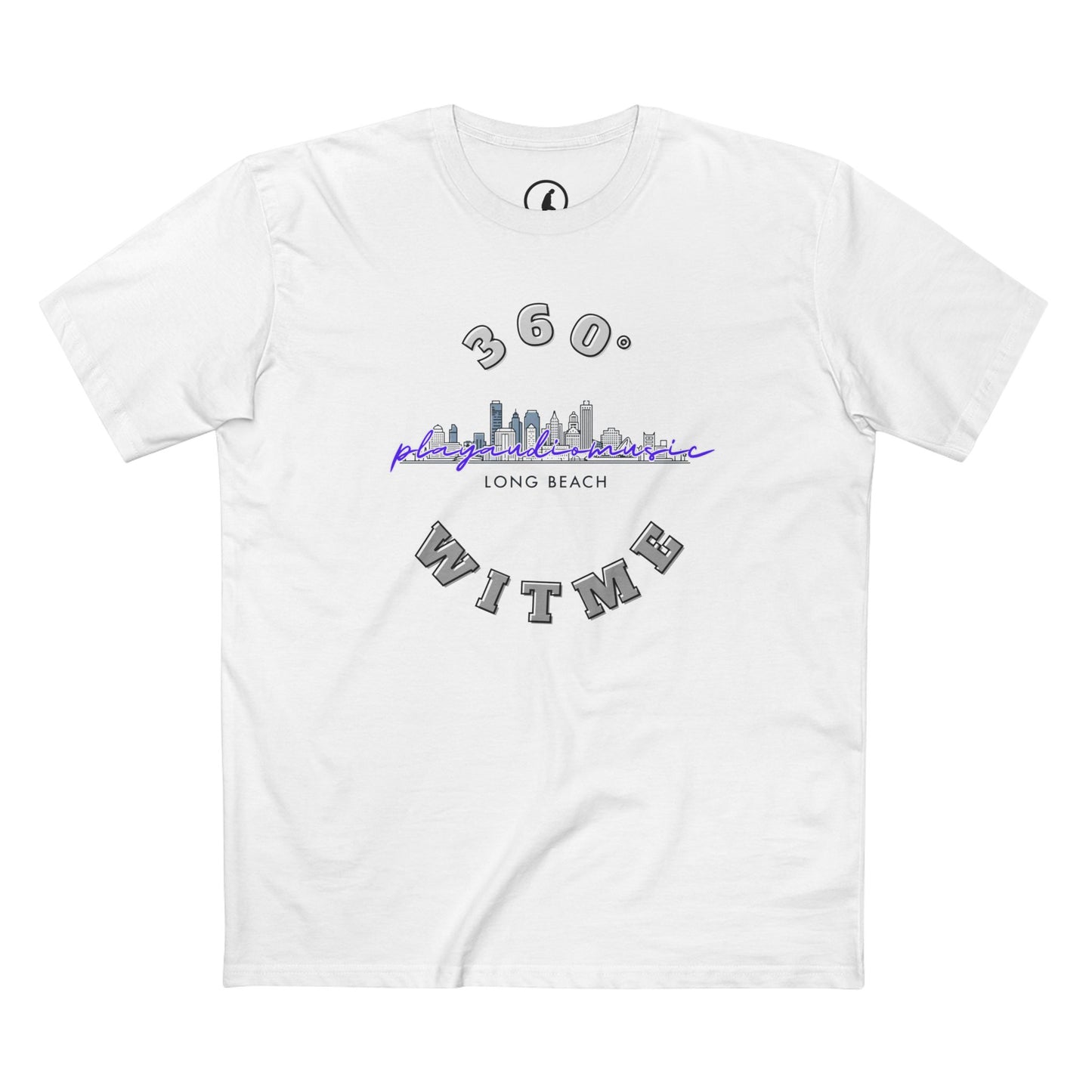 PLAYAUDIOMUSIC® 360WITME™ Long Beach City Tee