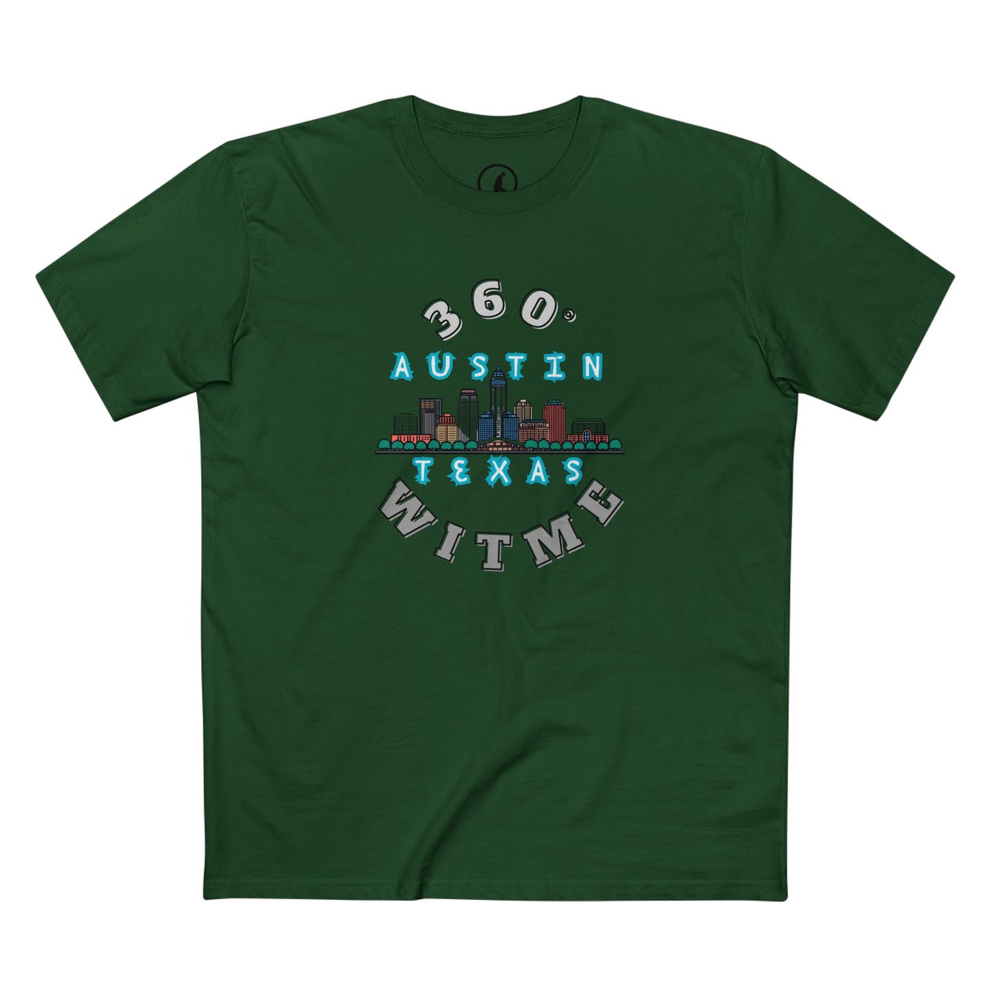 PLAYAUDIOMUSIC® 360WITME™ AUSTIN TEXAS Tee