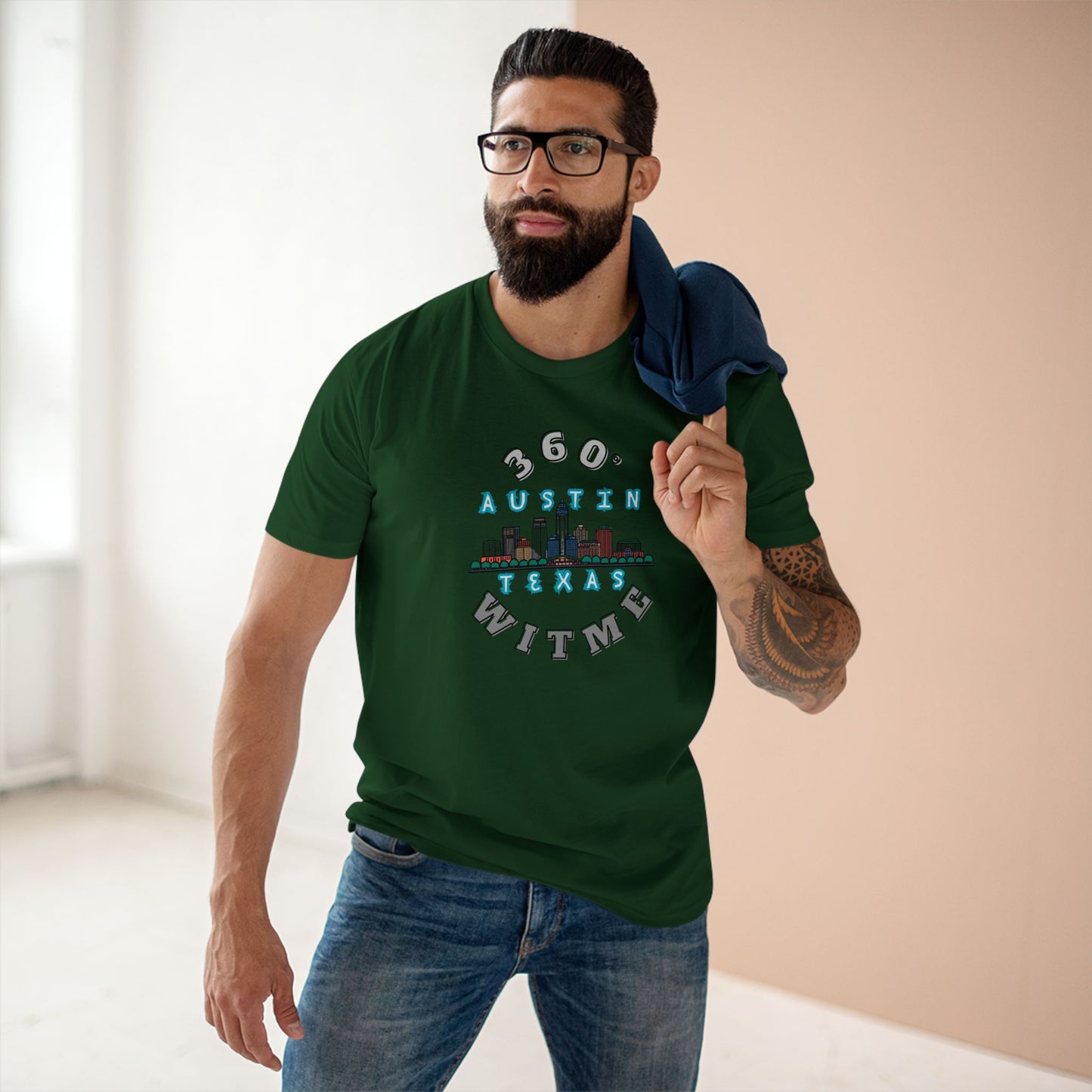 PLAYAUDIOMUSIC® 360WITME™ AUSTIN TEXAS Tee
