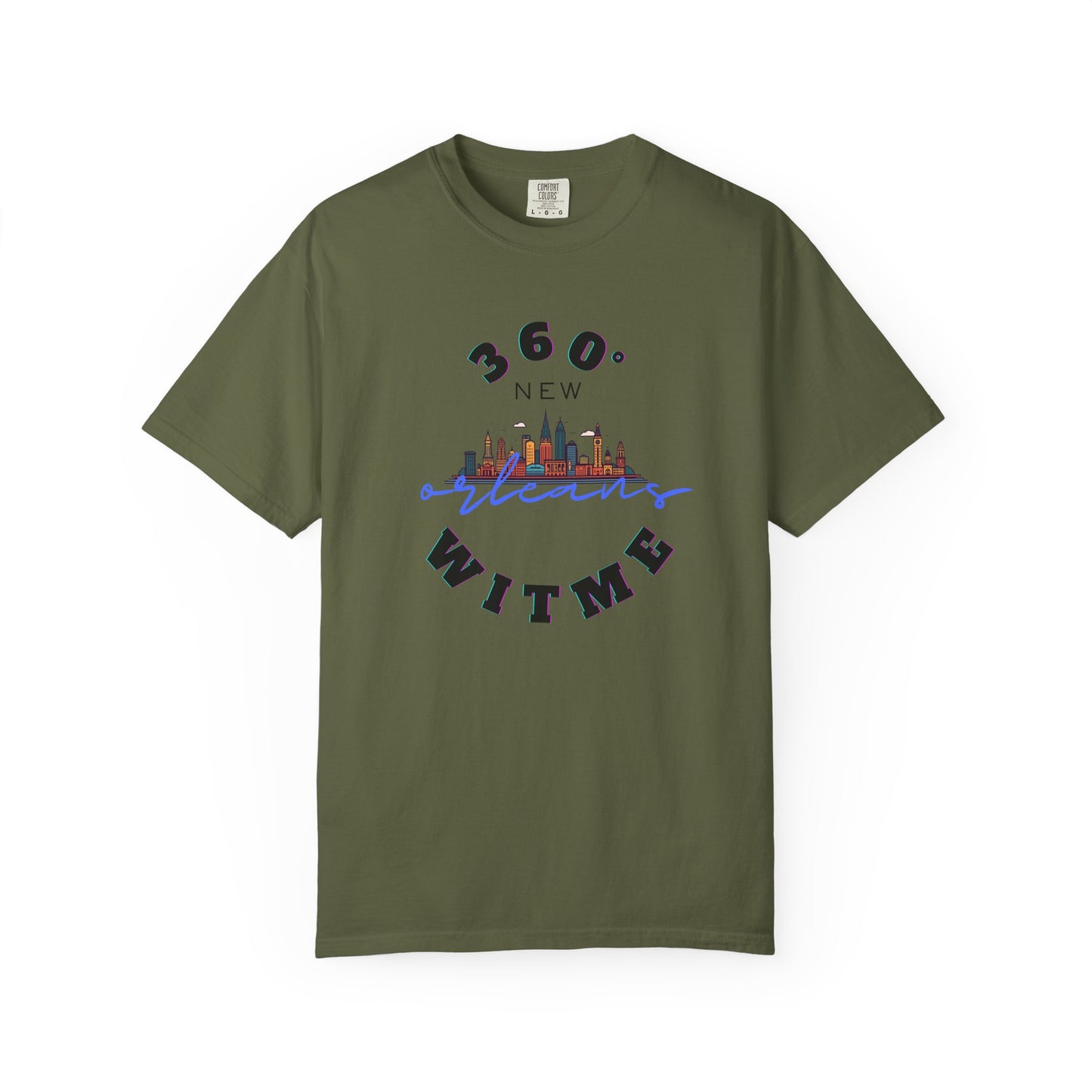 PLAYAUDIOMUSIC® 360WITME™ New Orleans Skyline TEE