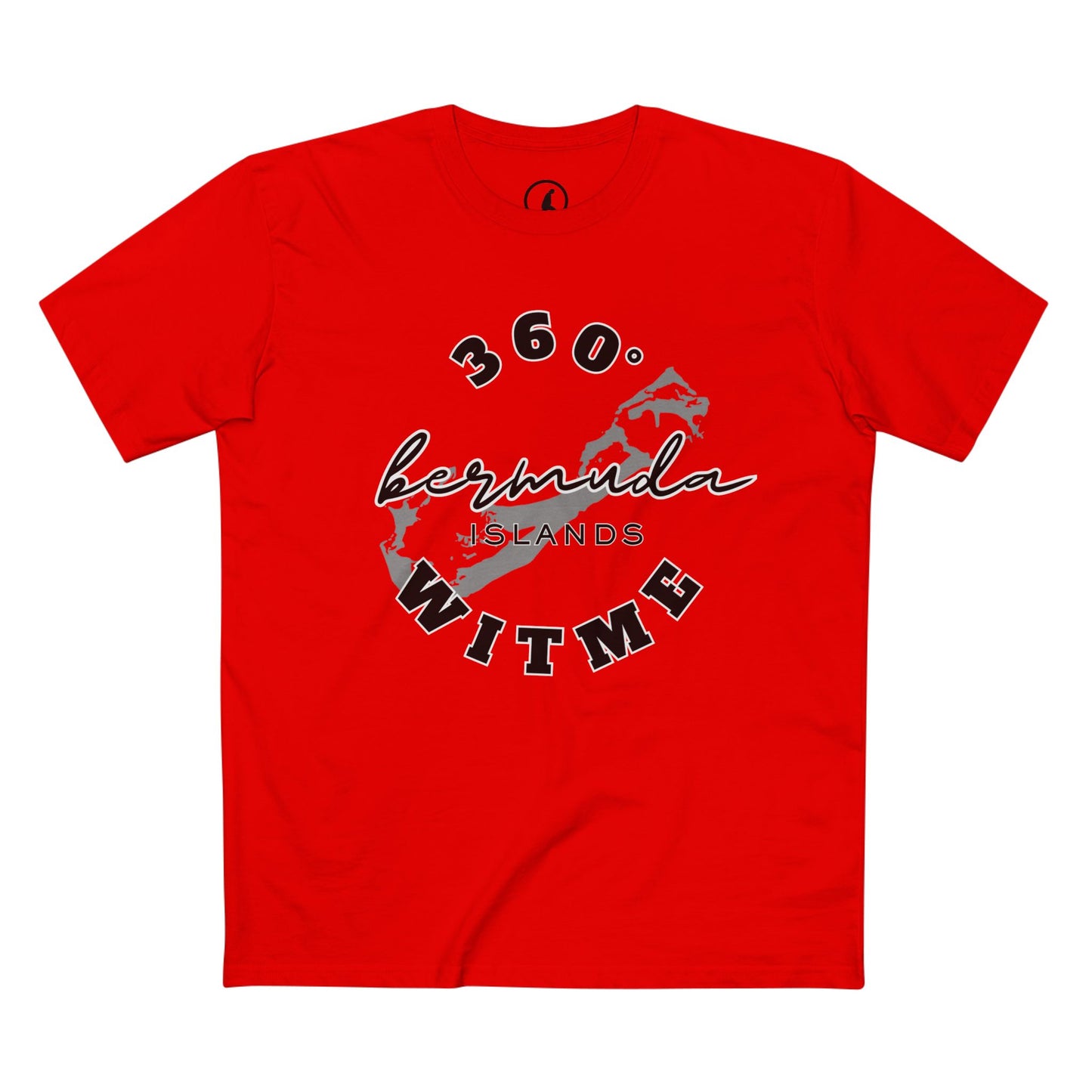 PLAYAUDIOMUSIC® 360WITME™ BERMUDA Wide Logo Tee