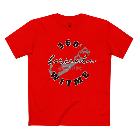 PLAYAUDIOMUSIC® 360WITME™ BERMUDA Wide Logo Tee