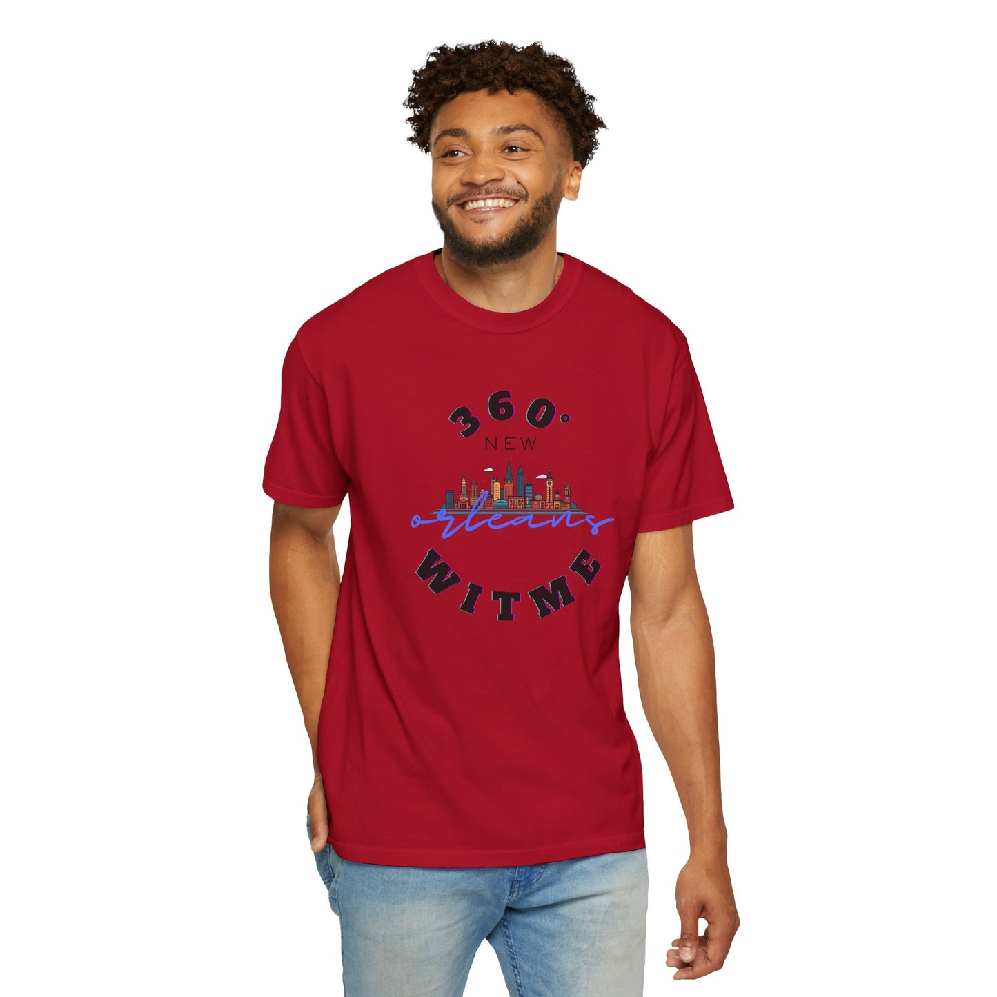 PLAYAUDIOMUSIC® 360WITME™ New Orleans Skyline TEE