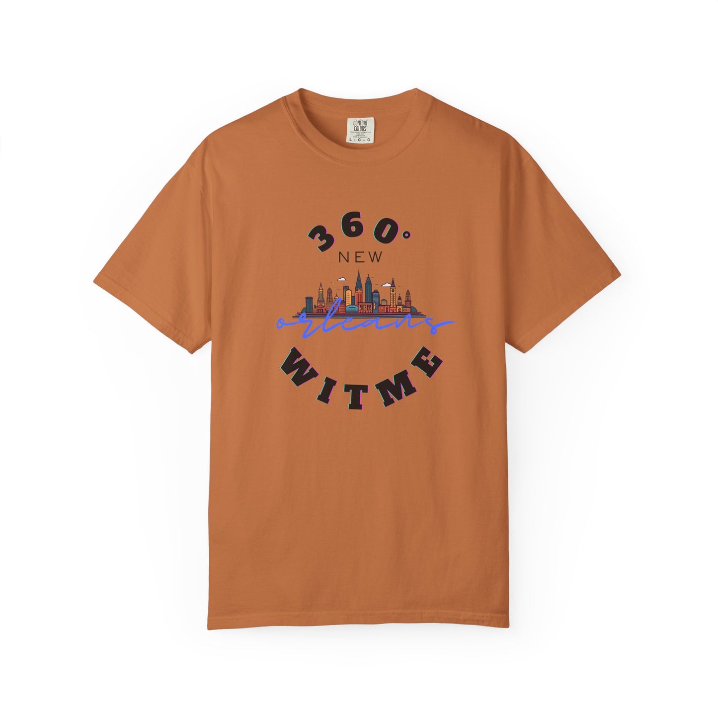 PLAYAUDIOMUSIC® 360WITME™ New Orleans Skyline TEE