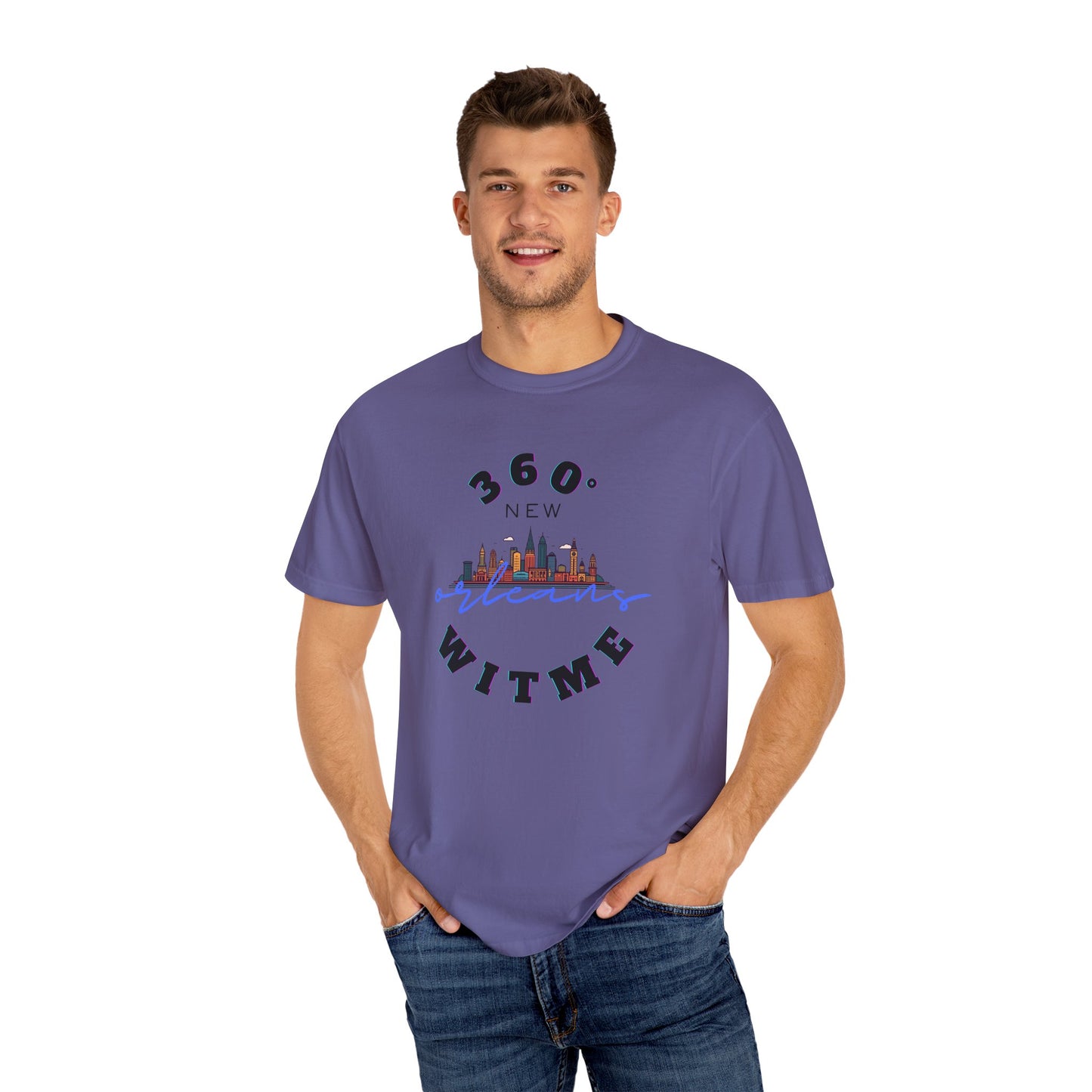 PLAYAUDIOMUSIC® 360WITME™ New Orleans Skyline TEE