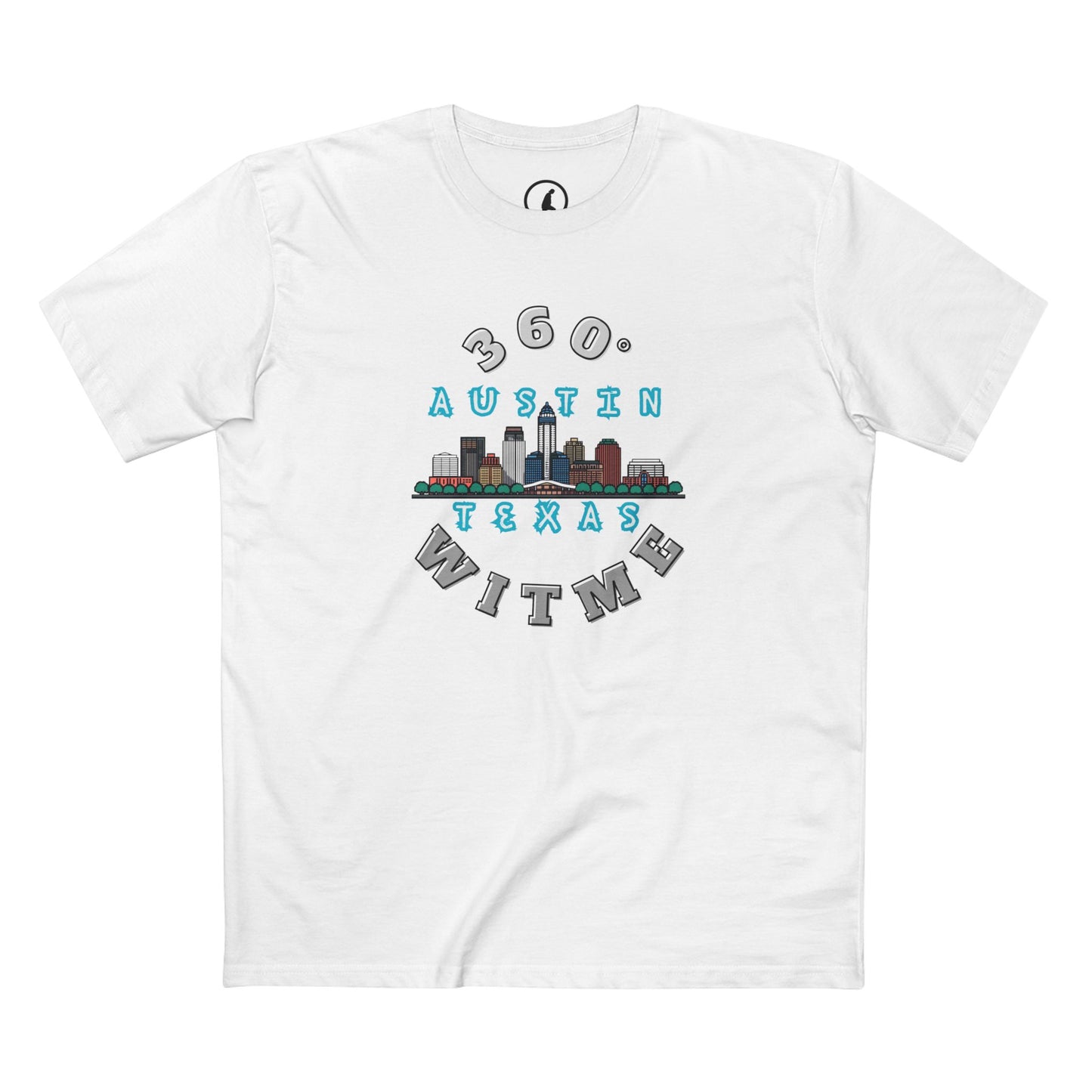 PLAYAUDIOMUSIC® 360WITME™ AUSTIN TEXAS Tee