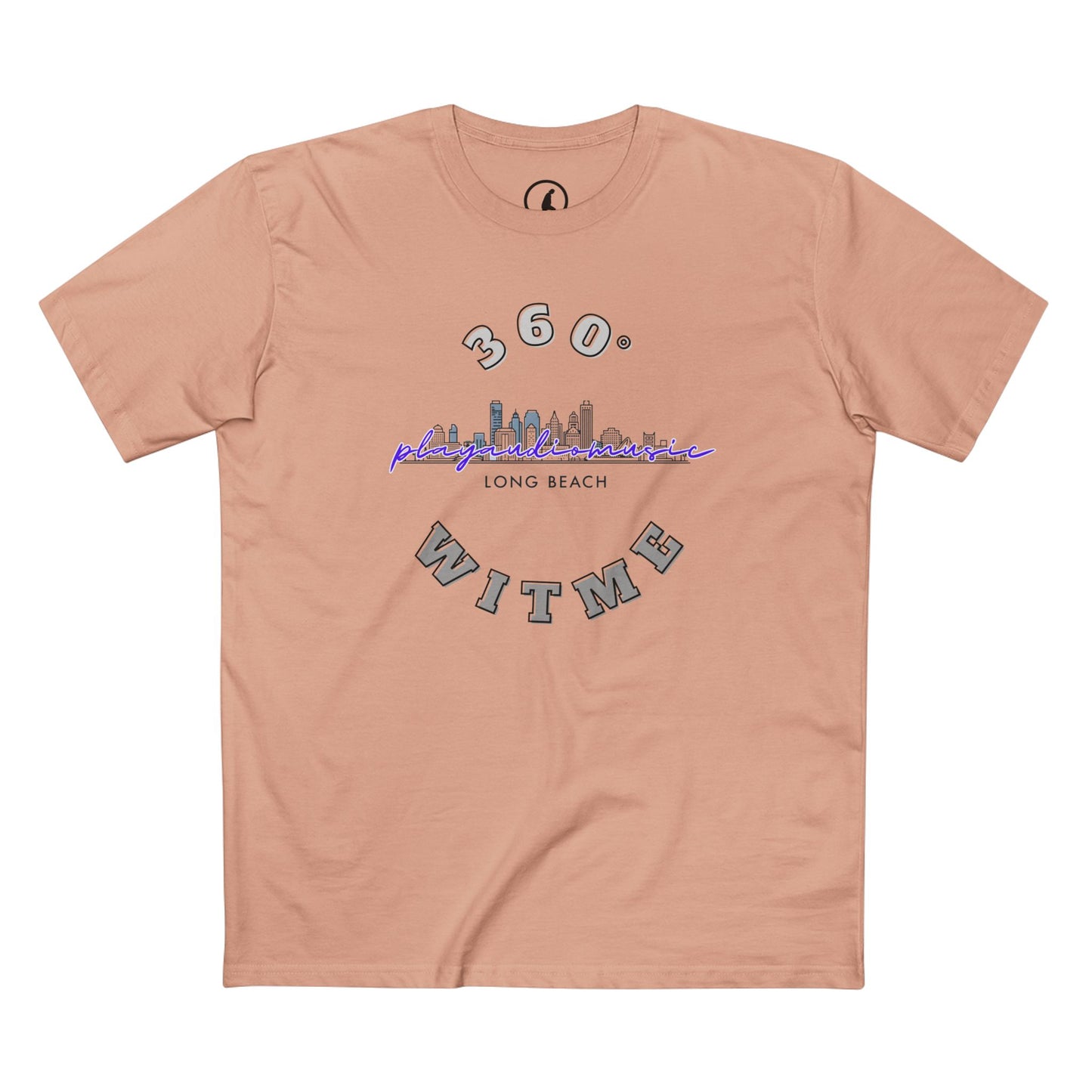 PLAYAUDIOMUSIC® 360WITME™ Long Beach City Tee