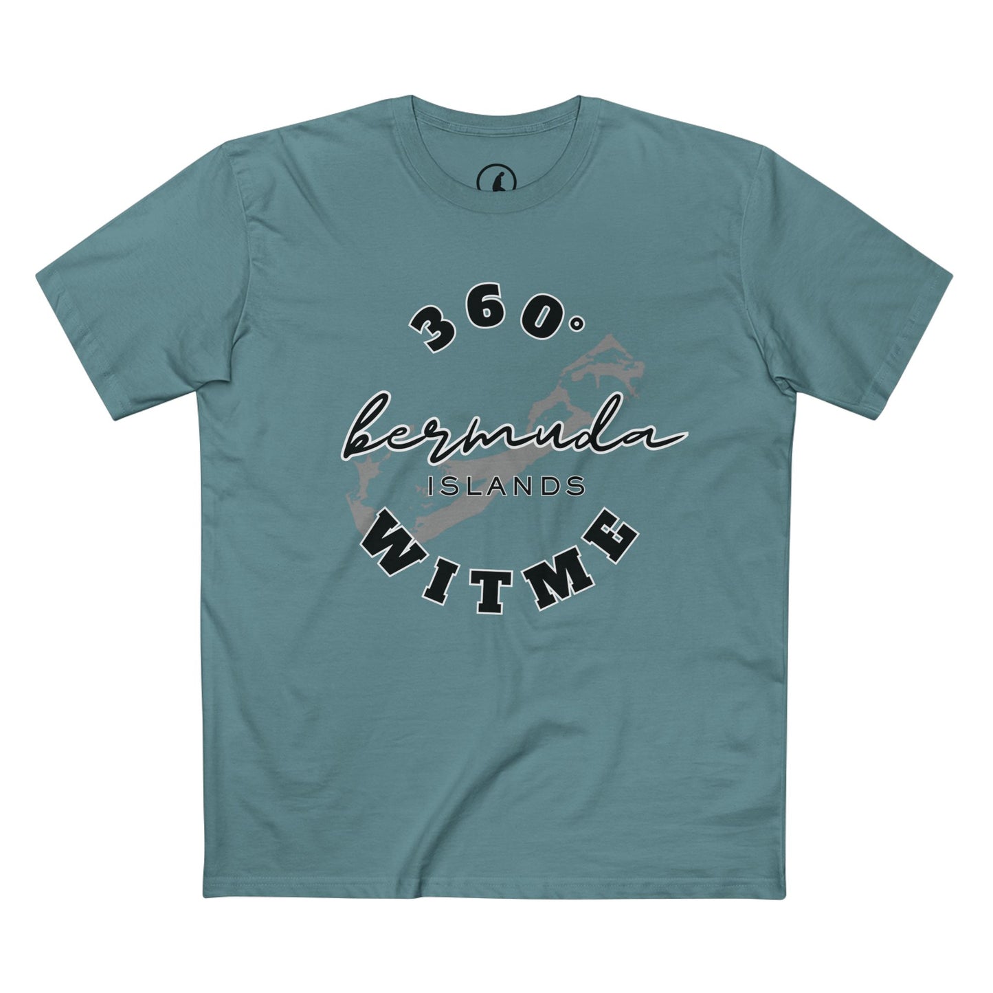 PLAYAUDIOMUSIC® 360WITME™ BERMUDA Wide Logo Tee