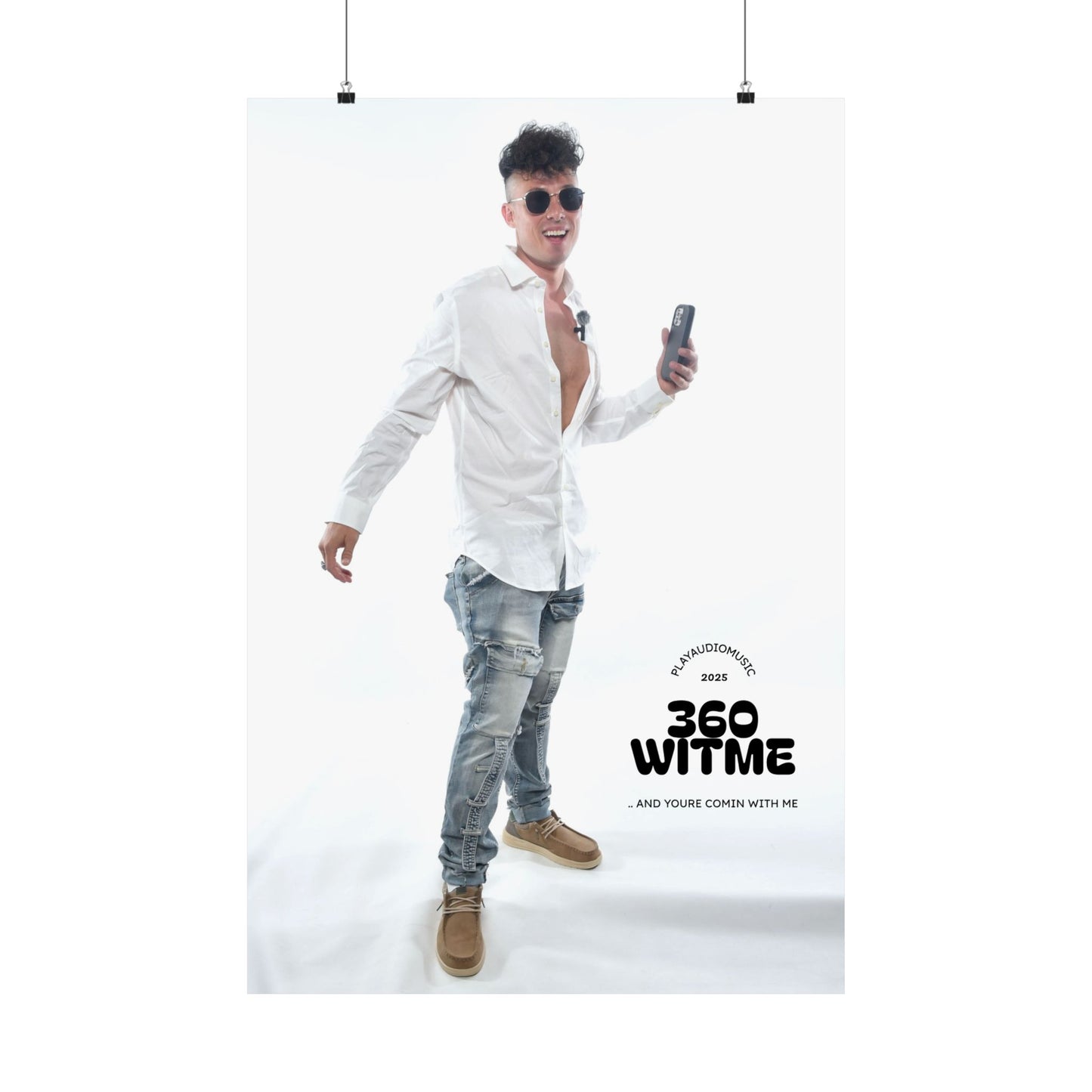 PLAYAUDIOMUSIC® 360WITME Posters 1 : 360WITME™ MISSION COMPLETED 2025 Poster