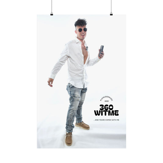 PLAYAUDIOMUSIC® 360WITME Posters 1 : 360WITME™ MISSION COMPLETED 2025 Poster